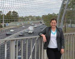 More to come: Holsworthy MP Melanie Gibbons after completion of the M5 widening work.