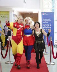 There was plenty of fun activities as part of the day celebrating nurses and midwives in our local hospitals.