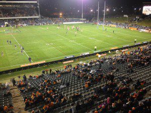 Bright future: the Wests Tigers playing at Campbelltown this season.