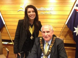 Paul Hawker, and his deputy, Alana Matheson, are retiring from Campbelltown Council.