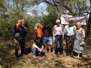 The team: members of Liverpool Action Group environment unit who worked on the Chipping Norton project.