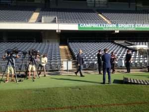 A no-brainer: Campbelltown Sports Stadium would be one of the venues for a Western Sydney Commonwealth Games in 2026.