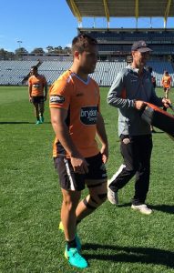Cr Brtcivecic says it's possible the Wests Tigers may be enticed to play more games here in Campbelltown.