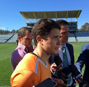 Mitchell Moses wins club player of the year award.