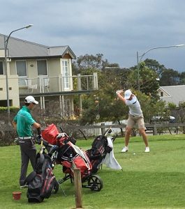 Play during last year's NSW Golf Open regional qualifier at Camden Golf Club.