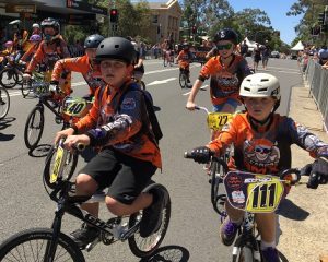 The prize for Best Themed Sporting Team ($200) in the festival parade went to Macarthur BMX Club.