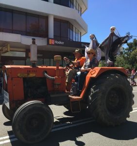 The festival parade this year is going old school 