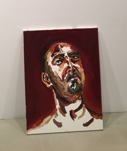 The last painting attempted by Myuran Sukumaran before he was executed. 