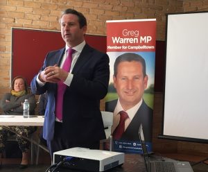 Campbelltown MP Greg Warren