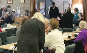 Member for Hume Angus Taylor updating Camden Senior Citizens Association
