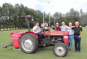 Camden Rugby Union Club’s old Massey tractor 