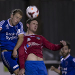 Action from Sunday night's dramatic encounter