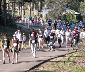 The annual fun run is a great part of the Fisher's Ghost Festival