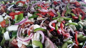 Roula makes one of the best Greek salads this side of the Mediterranean.