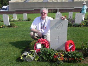 Gary Lucas at Fromelles, France