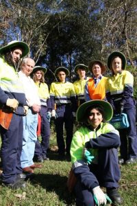 Green Army on the march to Cook Reserve.