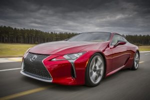 The new Lexus LC coupe will be available in the first half of 2017.