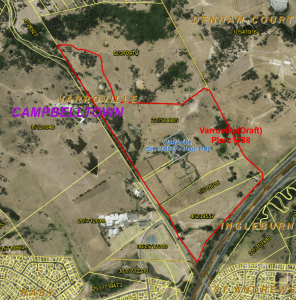 The proposed curtilage area to be heritage listed
