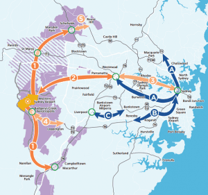 rail options for Western Sydney airport.