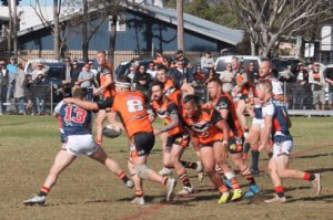Oaks Tigers booked their place in the 2018 Group 6 grand final after defeating Camden Rams 36-10 yesterday.