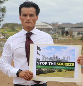 MP Anoulack Chanthivong wants to know what Premier Gladys Berejiklian will do to save our green spaces.