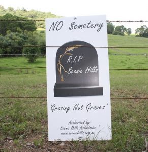 MP hits out over hearing on cemetery plans.