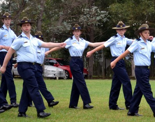 Freedom Of Entry Air Force Cadets March Into Camden
