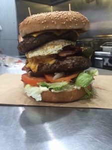 This is the burger mountain 19 contestants faced