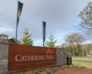 Catherine Park is one of the many new housing estates which will eventually be part of the proposed new city.