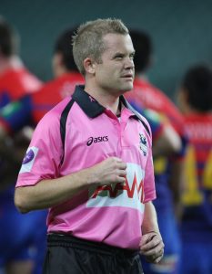 NRL referee Chris James 