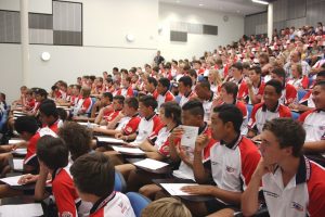  One of an Academy’s education sessions at the Western Sydney University, Campbelltown.