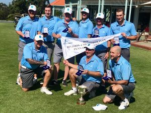 Campbelltown Golf Club's victorious pennants team.
