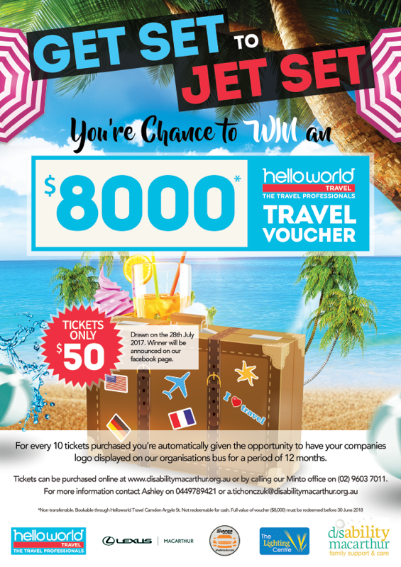 When the Wiz calls we've all got to help Macarthur Disability