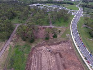 Site works begin on the sales centre and display homes at Edmondson Park Town