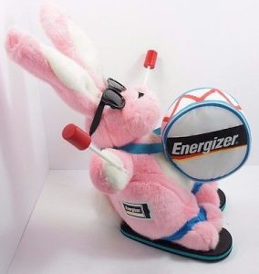 Campbelltown MP Greg Warren's alter ego, the Energizer bunny.
