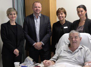 Wall TVs for patients at Liverpool Hospital, thanks to Moorebank residents.
