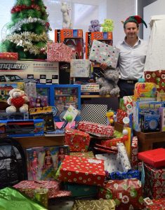 Greg Warren was ecstatic with the response from the community to his annual Christmas toy drive.