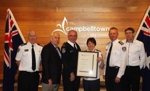 Community service award for Rural Fire Service chief who is now a volunteer in retirement.
