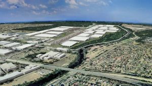 ow a completed Moorebank intermodal terminal - now to be known as Moorebank Logistics Park - will look like.