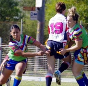 Tagged: Camden defeated Mt Annan Barbarians 12-6 to qualify for the Ladies League Tag grand final against Campbelltown this Saturday. 