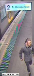 Two sought over Leumeah station assault.