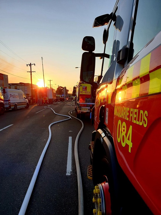 macquarie fields fire commander