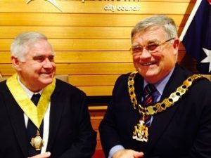 Cr Ted Rowel was deputy mayor to Cr Paul Lake in 2014-15
