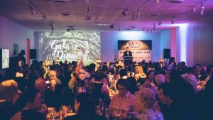 The mayor's gala dinner at the art gallery 