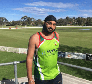 Monty Panesar at Raby Sports Complex. 