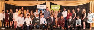 The 2018 finalists in the mwlp work placement awards.