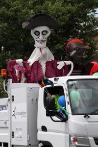 A float at a recent Fisher's Ghost Festival parade.