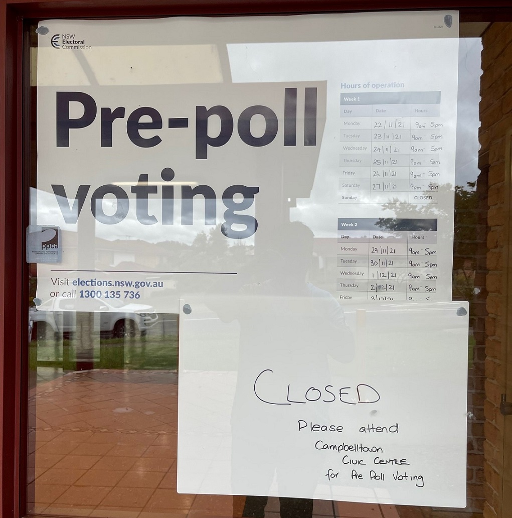 Glen Alpine prepoll centre closed after Covid19 infection
