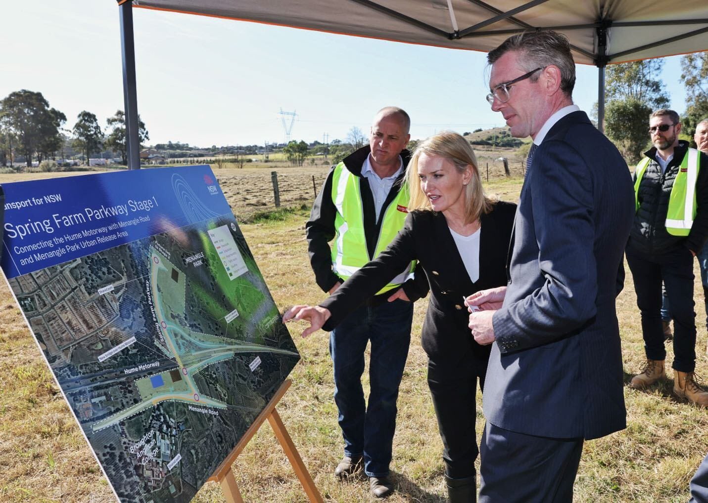 Work starts on region’s east west link road, Spring Farm Parkway