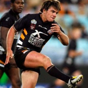 Wayde Dunley during his time with the Wests Tigers.